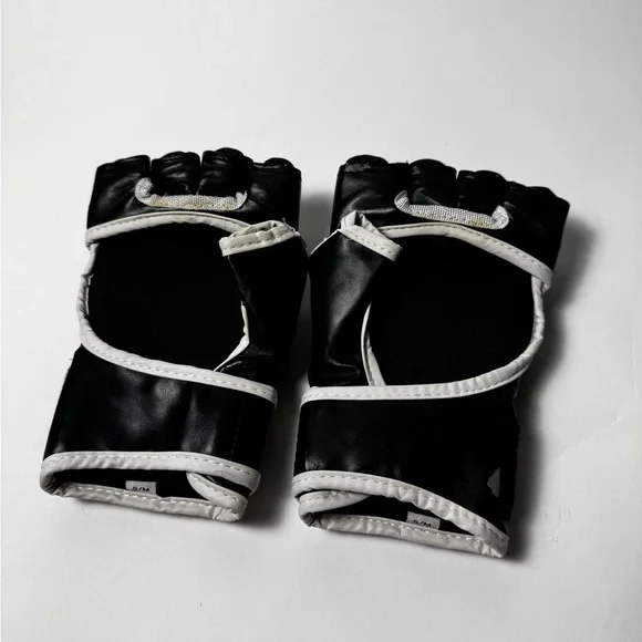 Everlast Black and White Training Gloves Size S - Picture 6 of 6